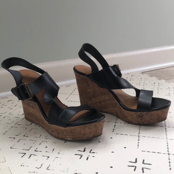 Black strap wedges - Picture 2 of 7